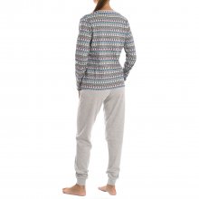 Pijama de invierno manga larga KL45219 mujer