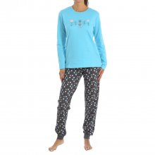 Pijama de invierno manga larga KL45217 mujer