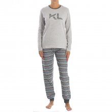 Pijama de invierno manga larga KL45218 mujer