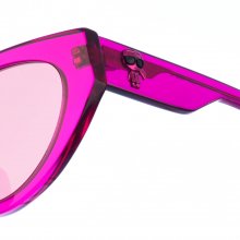 Acetate sunglasses with oval shape KL6043S women