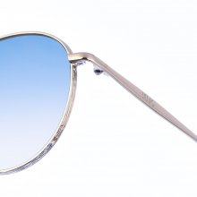 Oval shaped metal sunglasses LJ133S women