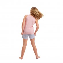 Pijama de tirantes y cuello redondo DH1301 niña