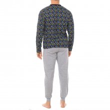 Pijama de algodón cuello redondo COOL 97277 hombre