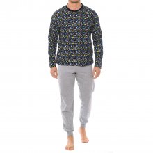 Pijama de algodón cuello redondo COOL 97277 hombre
