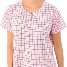 Camisón de verano manga corta KL45000 Camisones de mujer de algodón, Ropa de dormir de verano para mujer, Camiseta mujer manga corta