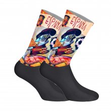 Unisex Elastic Printed Long Socks