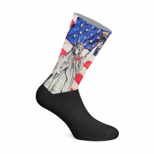 Unisex Elastic Printed Long Socks