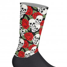 Calcetines de caña larga estampados elásticos unisex