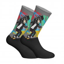 Unisex Elastic Printed Long Socks