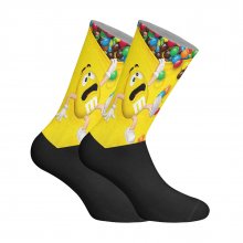 Unisex Elastic Printed Long Socks