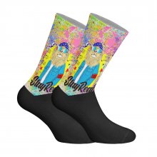 Unisex Elastic Printed Long Socks