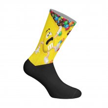 Calcetines de caña larga estampados elásticos unisex