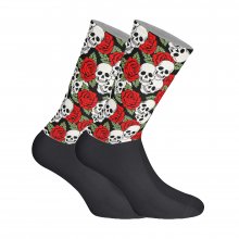 Calcetines de caña larga estampados elásticos unisex