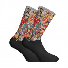 Calcetines de caña larga estampados elásticos unisex