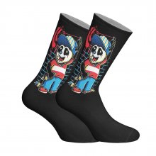 Calcetines de caña larga estampados elásticos unisex