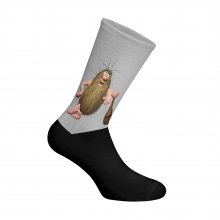 Unisex Elastic Printed Long Socks