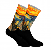 Unisex Elastic Printed Long Socks