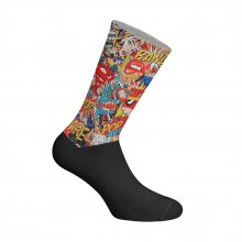 Unisex Elastic Printed Long Socks