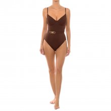 Retro style swimsuit with underwire and belt MM1N615 women