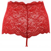 String thong with high waist lace 21686 woman
