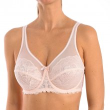 Generous 008H4 women's underwire bra with micro tulle detail