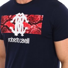 Camiseta manga corta Roberto Cavalli FST647 hombre