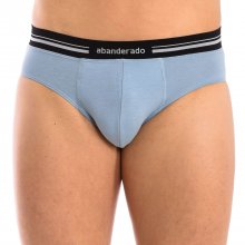 Men's anatomical front breathable fabric brief A077H