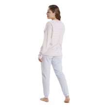 Pijama manga larga de terciopelo CP0202 mujer