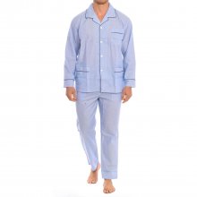 Pijama de Camisa Manga Larga KL30192 hombre