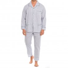 Pijama de Camisa Manga Larga KL30190 hombre