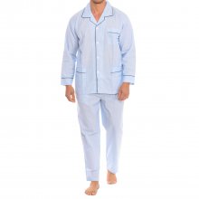 Pijama de Camisa Manga Larga KL30193 hombre