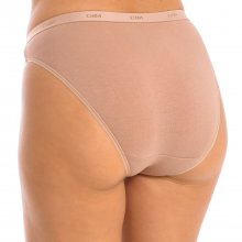 Pack-3 Panties Slips Coton Strech D4C17 woman