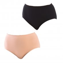 Pack-2 Body Touch Cotton Stretch Panties D0DFP woman