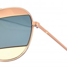 SPLIT1 DIOR women's aviator-shaped metal sunglasses