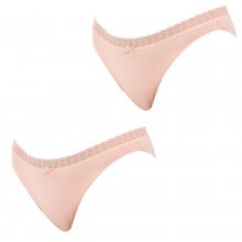 Pack-2 Eco-Dim panties with matching interior lining D09AJ women