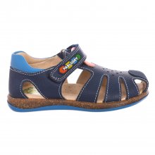 Flat sandals with velcro 017125 boy