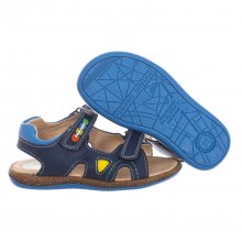 Flat sandals with velcro 017025 boy