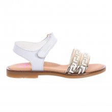 Flat sandals with velcro 410200 girl