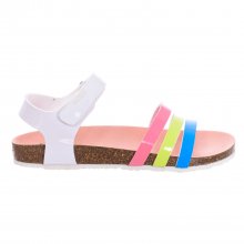 Sandalias planas con velcro 405600 niña