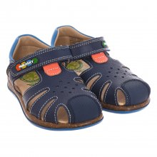 Flat sandals with velcro 017125 boy