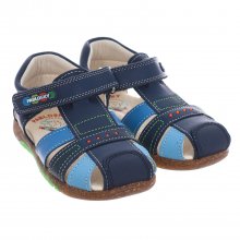 Sandalias planas con velcro 009721 niño