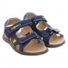 Flat sandals with velcro 017025 boy