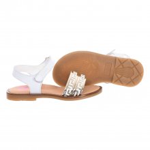 Flat sandals with velcro 410200 girl