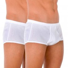 Pack of 2 classic briefs with side opening, model AS02335 for men. Everyday style and comfort.