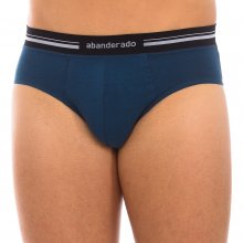 Breathable fabric brief, anatomical front, model A077H for men. Superior comfort and fit.