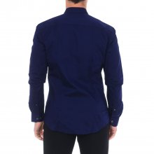 Camisa manga larga Slim y cuello de solapa VINCENNES05 hombre