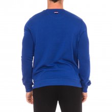 Sudadera de manga larga y cuello redondo 64657 hombre