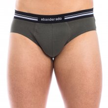 Breathable fabric brief, anatomical front, model A077H for men. Superior comfort and fit.