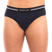 Breathable fabric brief, anatomical front, model A077H for men. Superior comfort and fit.