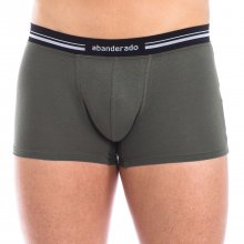 Stretch cotton boxer with extra soft waistband, model A077I for men. Maximum daily comfort.